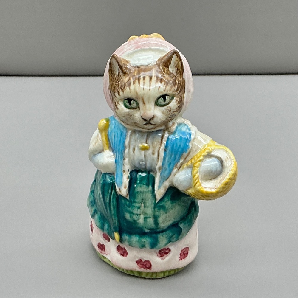 Beswick Beatrix Potter Cousin Ribby Cat Figurine F Warne England 1970 3.5"